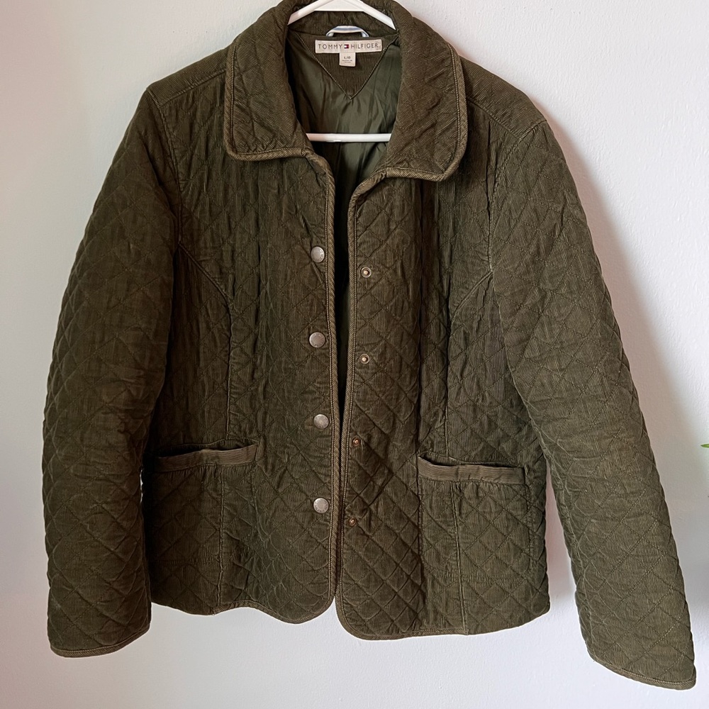 TOMMY HILFIGER Vintage Quilted Bomber Jacket‼️